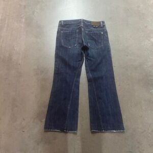 Vintage diesel shazor men's dark wash‎ bootcut flare wide leg jeans 33